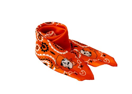 William & Lauren – 100% Silk Oklahoma State University Bandana Scarf – Elegant Gift for OSU Graduates, Alumni, and Fans – Officially Licensed Collegiate Accessory3