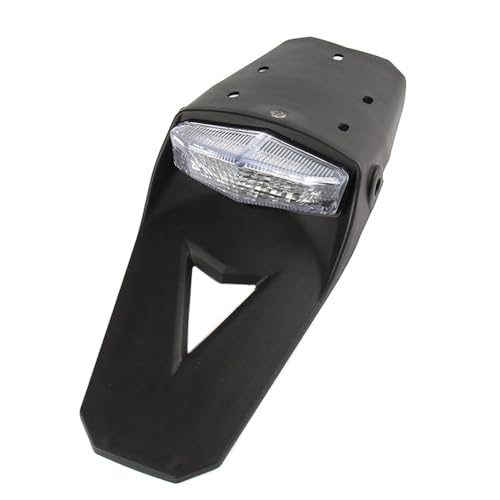 Luz trasera universal de 12V para moto de cross y trial homologada con parada 2
