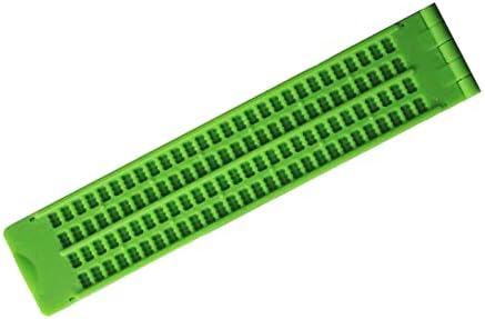 Acouto 4 Lines 28 Cells Braille Writing Slate with 4 Lines 28 Cells Braille Slate and Health & Household/Supplies & EquipmentMobility & Daily Living AidsVisual Impairment - 2