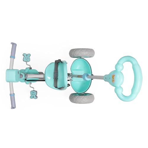 Image of Luusa Emo-G Light & Musical Tricycle for Kids | Baby Tricycle with 3 Adjustable Parental Control for 2 Years to 5 Years for Boys|Girls (Carrying Capacity Upto 30KGS) (SEA Green)