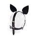 Hundemasken für Männer Puppy Mask Pferdemaske Latex Maske für Frauen Hundemaske The Dog Face Hundekostüm Erwachsene Dog Ears Pferd Maske Petplay Hunde Maske Furry Head Puppy Maske Fetisch Maske