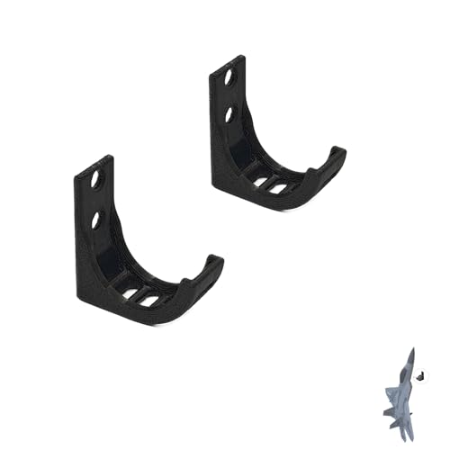 XINGBIRDS Wall Mount for RC Plane, Black Wall Hanger for Car or Plane Wheels Within 25mm.