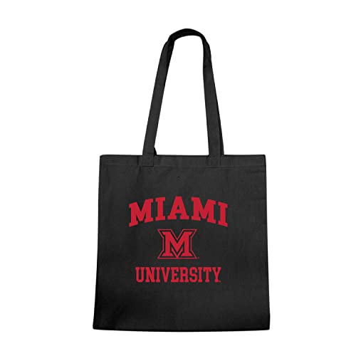 W REPUBLIC Miami University RedHawks Seal College Tote Bag - Black,