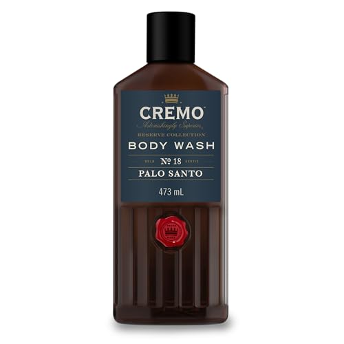Bagnoschiuma Reserve Collection Cremo, Gel Doccia Uomo per il Corpo, Palo Santo, Fragranza Sofisticata, 473 ml