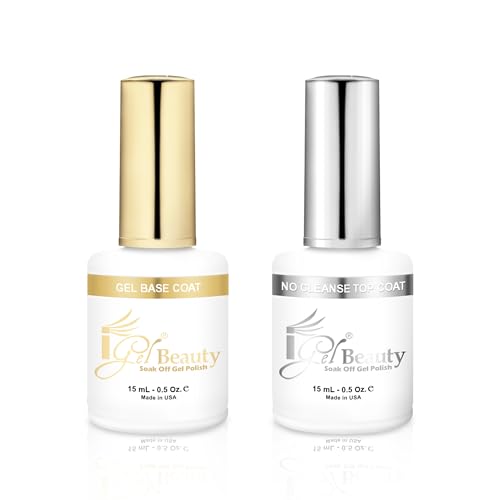 Set iGel Beauty Base Coat y Top Coat No Cleanse 2 unidades miniatura 1