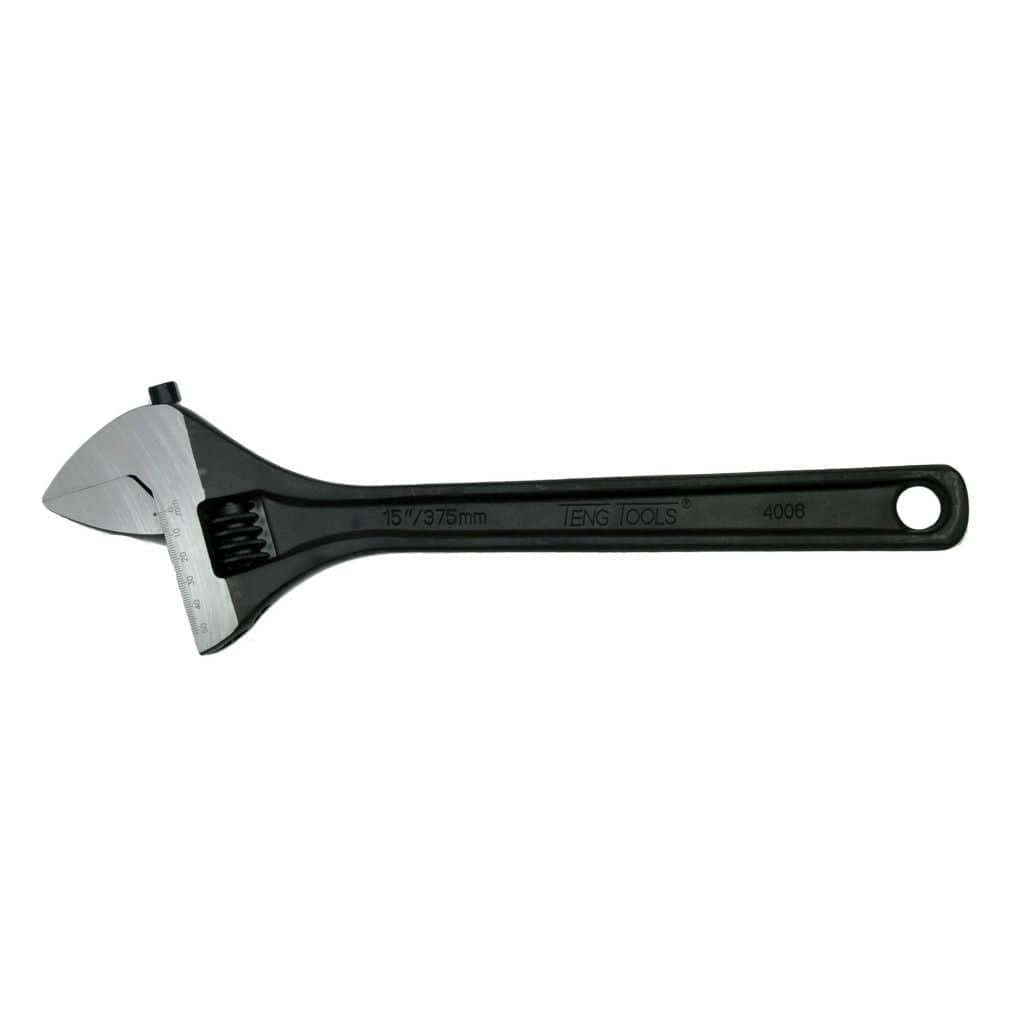 Teng Tools Silver Teng 4006 380Mm 15-Inch Adjustable Wrench