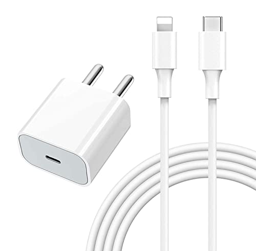 Image of Original 20W Charger for iPad 10.2 inch (9 Gen - 2021), iPad 10.2 inch (8 Gen - 2020), iPad 10.2 inch (7 Gen - 2021) | Adapter & Lightening Cable (30WATT38)