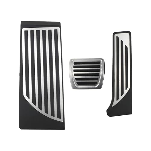 Car Pedal Pads AT Sport Car Pedals Fit For Alfa Romeo Giulia Stelvio 2016-2023 LHD Stainless Steel Fit For GAS Accelerator Brake Pedal Cover Pads Parts Foot Pedal Pad Replacemen(3pcs For Stelvio SUV)