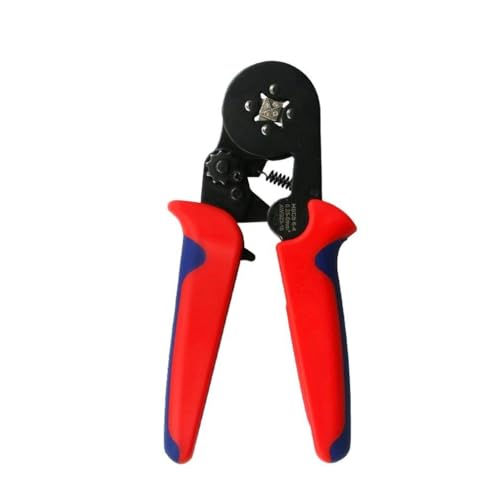 Image of Wire Crimping Tool HSC8 6-4A Square Ferrule Crimper Plier, Self-Adjusting Ratchet Tool Set for AWG 23-7, 0.25-10mm Electrical Wire Connectors Electrical Outlet hand tool