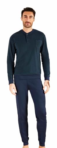 Pyjama homme d'hiver chaud en jacquard contre le froid nocturne