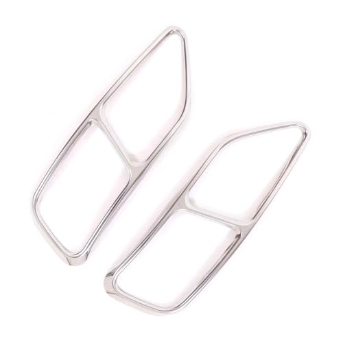 Embout d'échappement Audi A4 A5 B9 finition silver haut de gamme en acier inoxydable