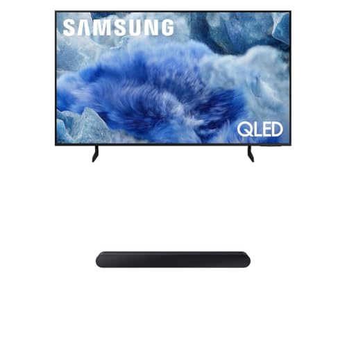 Image of Samsung 43-Inch Class QLED Q8F 4K UHD Smart TV (2025 Model) Q4 AI Processor, 100% Color Volume S60D 5.0ch Soundbar w /Wireless Dolby Atmos Audio, All-in-One Design HW-S60D /ZA