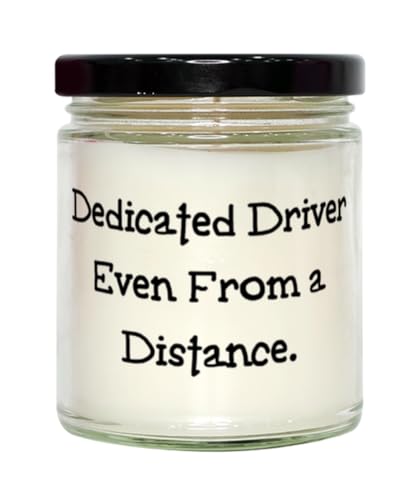 Generic Dedicated Driver Even from a Distance. Scent Candle, Driver, Cute Gifts for Driver from Friends, 9oz