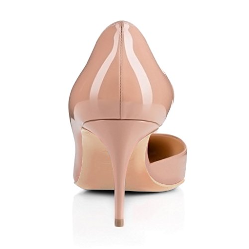 Women's D'Orsay Pumps Stiletto High Heel Shoes Slip On Sexy Pointed Toe Dress Pumps Shoes4