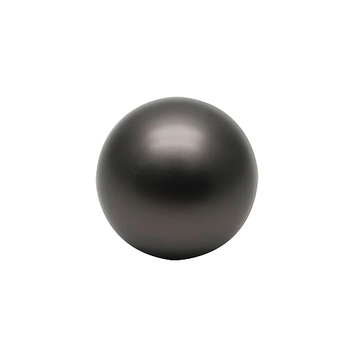 Savagrow 4Pcs Solid Round Ball Cabinet Knobs 0.98" Dia Polished Kitchen Hardware Knobs For Cupboard Drawers, Pearl Black #TOP4