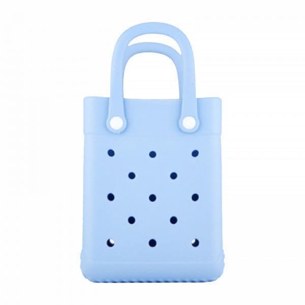2xBeach Tote Bag Summer Waterproof Open Tote Bag for Women Lightweight Handbag Light Blue|Clothing, Shoes & Accessories | Womens Handbags & Bags-image-48