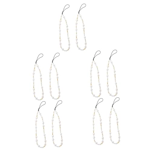 OSALADI 10 Pcs Mobile Phone Chain Phone Strap Camera Strap Wrist Keychain Lanyard Wrist Lanyard Phone Charm Kawaii Lanyards for Keys Camera Wrist Strap Phone Lanyard Heart Cellphone Charm