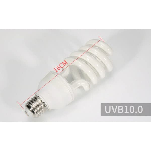 Trade Shop - Lampada Fluorescente Uvb 10.0 Luce Solare Rettili Habitat Estremamente Luminoso