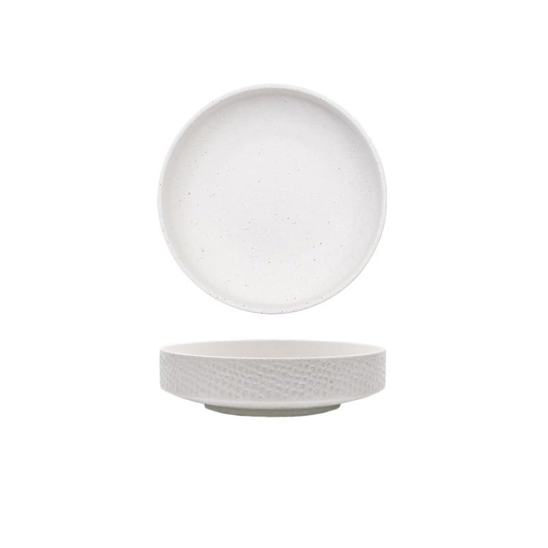 Platos Para La Cena Cuenco redondo poco profundo de cerámica, servicio de restaurante, cuenco for servir, cuenco for desayuno, plato de cena Juego De Vajilla(B)