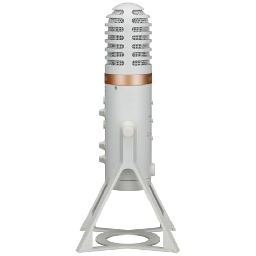 Image of Yamaha AG01 White USB microphone with integrated high-performance mixer and Steinberg Software Suite