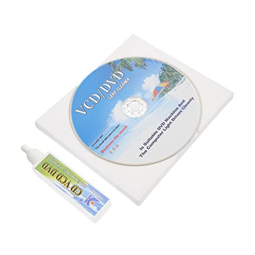 Generic 1 Set Set Disc Cleaning Supplies CD Players Vcd Player Cleaner Kit CD Cleaning Brush Equipment Cleaner CD Player Clean Brush CD Player Cleaning System CD Player Brush PC