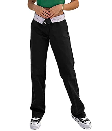 Pantalon de loisirs femme casual pour exprimer votre liberté avec le style vintage Y2K