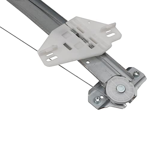 Image of TRQ Rear Right Power Window Regulator & Motor Assembly Passenger Side Compatible with 2009-2014 Honda Fit
