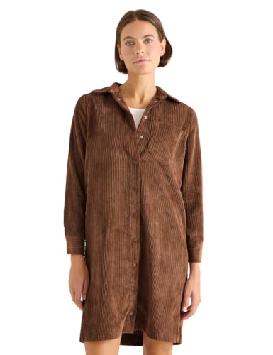 CECIL Damen 1408970 Cordkleid, Mocha Caramel, XXL