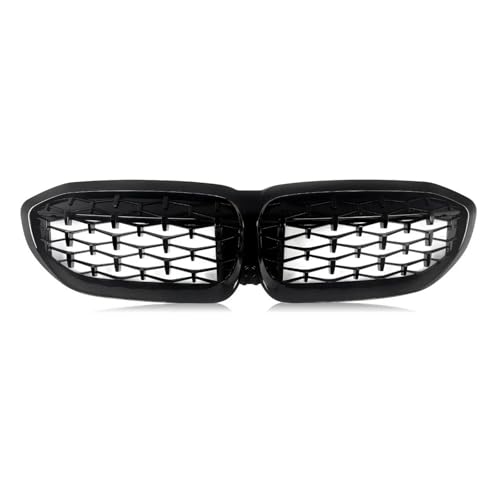 Parrilla Parachoques Delantero Parrilla Delantera Tipo Riñón Para Serie 3 G20 Sedán/G21 Estate 2018-2021 Con Acabado En Negro Brillante