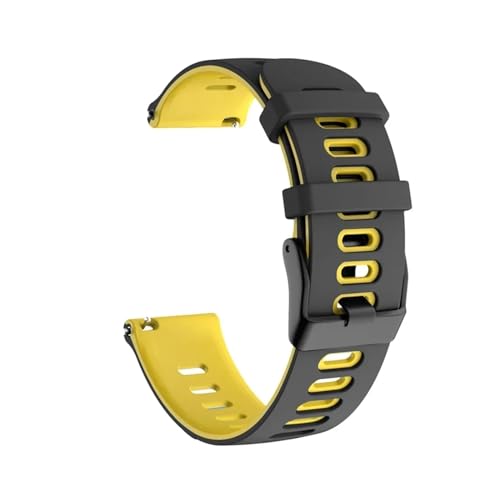 [X] 20 ~[g 22 ~[gVRXgbvv 3 Eg GTX/GTW/GTH uXbgv 2021 E3/E2 S2 X|[coh\tgvoh(Black Yellow,20mm Wrist)