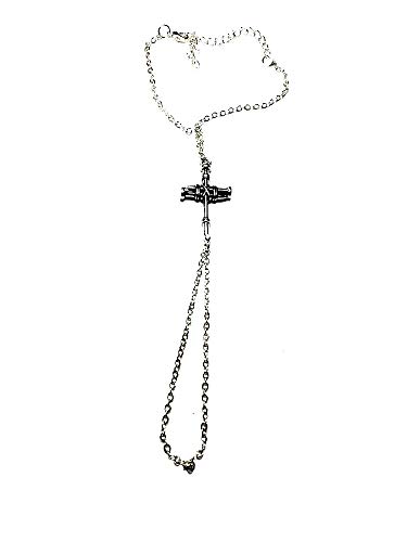 Bracelet baciamano croix personnalisé un cadeau porte-fortune unique