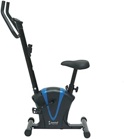 Cockatoo CUB3X Smart Series Upright Exercise Bike for Home Gym with LCD Display, Height Adjustable Seat, Compact design - Perfect Cardio Exercise Cycle Machine for Small Spaces, (1 Year Warranty & Free Installation Assistance)