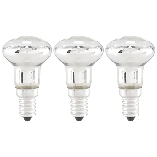 Consejos para Comprar Foco para lampara de lava - solo los mejores. 48 Srutueo - Lámpara de lava de repuesto E14 R39 de 30 W, de rosca en reflector transparente, de lava incandescente, 3 unidades
