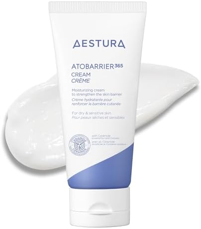 AESTURA ATOBARRIER365 Cream with Ceramides, Korean Face Moisturizer for Barrier Repair | 120H lasting Hydration, Ceramide Capsules, Dry & Sensitive Skin, Non-comedogenic, 80 mL / 2.70 fl.oz.