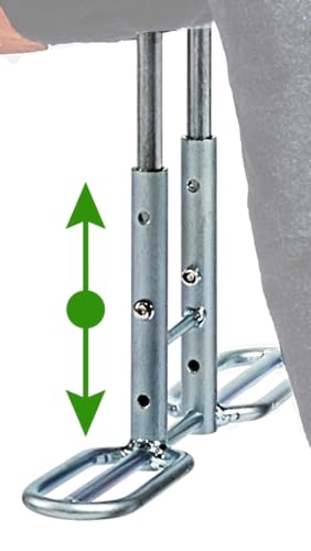 PONNIE Reitpferd mit Rollen Fancy S (3-6 Jahre), Spielpferd zum Reiten mit Abnehmbarer Braun Sattel und Halfter mit Zaumzeug, Kämmbare Mähne und Schwanz, Plüschpferd zum Reiten für Kinder