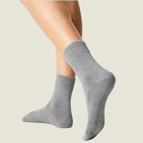 Image of KNETLI Women's Dress Socks, Crew Socks, Super Soft, Multi Color Options Size 6-9, 3 & 6 Pair Pack