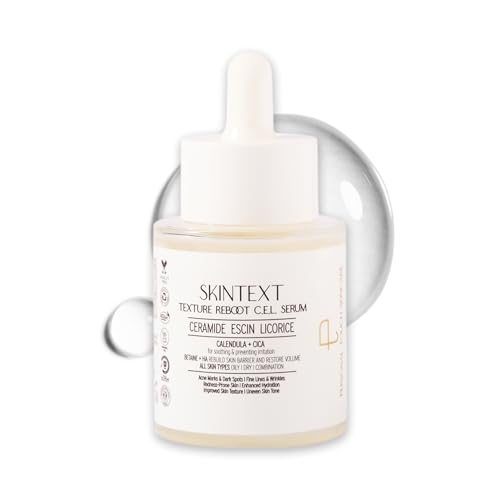 Image of Personal Touch Skintext Texture Reboot C.E.L Serum | Skin Barrier Repair Serum for Strengthening & Volume Restoration | Ceramide, Escin & Licorice | Hydrating & Smoothing Face Serum | 30 ml