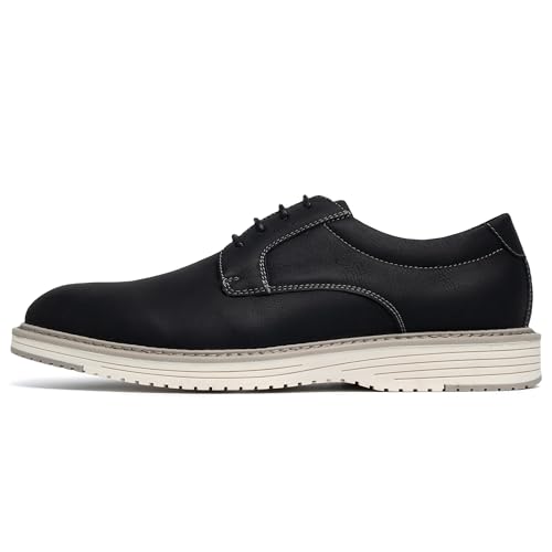 Image of CGRRBW Mens Dress Shoes Casual Oxford Shoes Dress Sneakers Fashion Comfortable Work Business Office Shoes