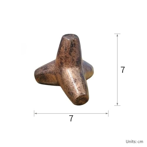 Image of ARNAVIRA Copper Antique Finish Tetrapod Paper Weight for Office & Home | Stylish Desk & Table Decor | Perfect for Gifting | office Decor (Tetrapod Paper Weight)