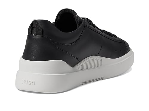 Image of Hugo Mens Cupsole Leather Lace Up Sneaker