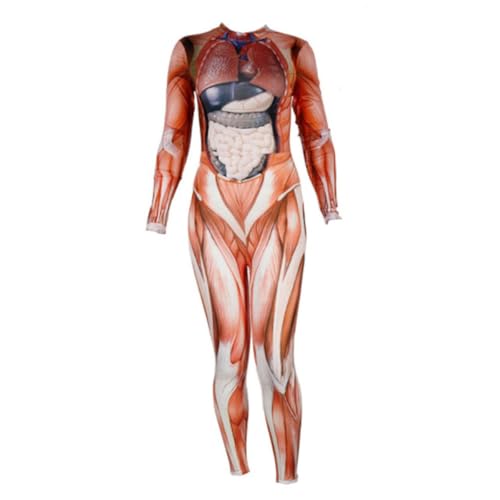 Mono de Halloween de músculos Garneck de material cómodo y duradero para adulto