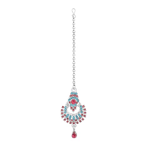Image of Atasi International Delightful Rhodium Silver Plated Alloy Choker Necklace Set For Women