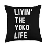 Yoko Living The Yoko Life Name Funny Throw Pillow