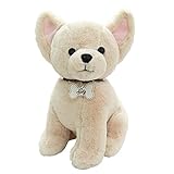 Morbido e confortevole: l'imitazione peluche della bambola del cane ripieno è morbida e lucida e la superficie non è facile da piegare. La superficie in peluche corta è morbida e senza nodi. Leggero e confortevole, pulito e confortevole, è adatto per tenere un peluche per dormire.