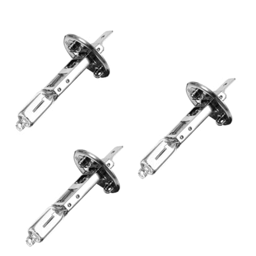 iplusmile 3 Piezas De Iluminación Bombillas De Coche Bombilla Bombillas De Luz H1 Bombilla H1 Bombilla Del Faro Bombilla Del Faro De Repuesto Bombilla Del Coche Bombilla De Luz Del Coche H1