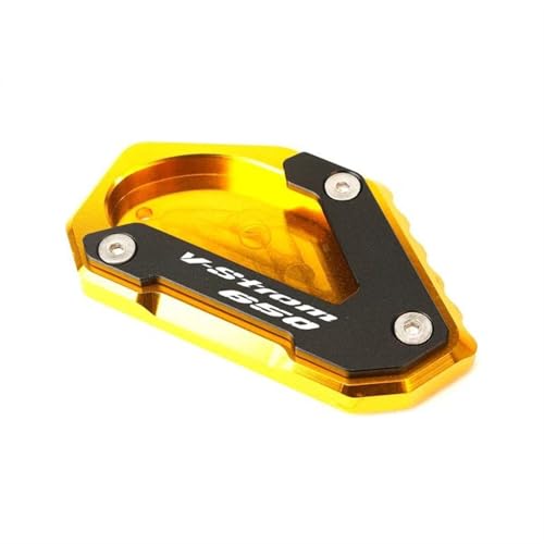 Accessoires moto béquille latérale Suzuki V-Strom 650 DL650 XT coussin d'extension or