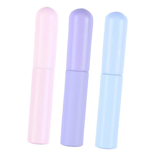 FOMIYES Silicone Lip Brush Set 3pcs Lip Makeup Applicator Brush Tool for Women