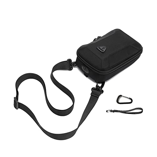 OZUKO Small Crossbody Bag for Men, Mini Travel Shoulder Bag Messenger Bag, Waterproof Sling Chest Bags Handbag Purse (Black1)
