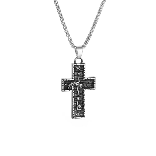 Collier croix chrétienne pour homme et femme idéal pour vos tenues de bureau