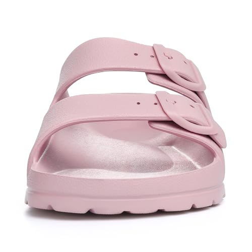 Image of KIDMI Medium Arch Support EVA Beach Sandals for Women | Women's Adjustable Buckle Straps Waterproof Pool Sandals, Comfortable Slip on Summer Slides for home and Casual Walks